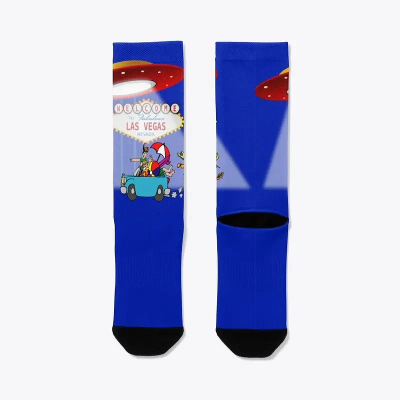 VEGAS WELCOME SIGN SOCKS